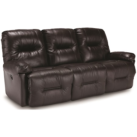 Casual Motion Sofa with Pillow Arms