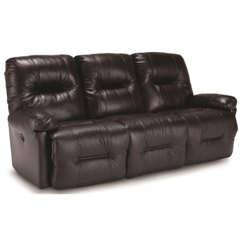 Casual Motion Sofa with Pillow Arms