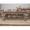 VFM Signature Natural Stone 7-Piece Dining Set