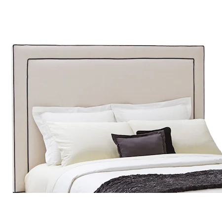 Emory Queen Upholstered Headboard with Nailhead Trim