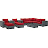 Modway Summon Outdoor 10 Piece Sectional Set