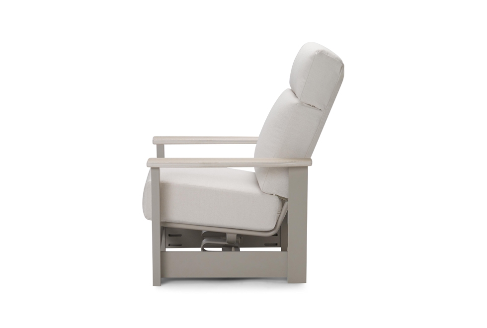 Supreme Hidden-Motion Armchair w/Rustic Arms