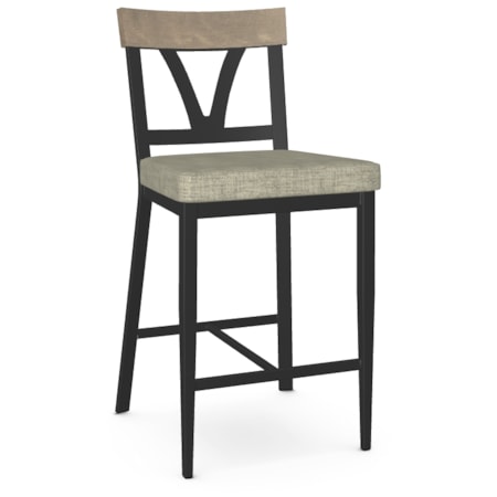 Upholstered Counter Height Dining Stool