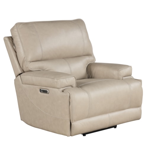 Casual Cordless Power Recliner with Power Headrest
