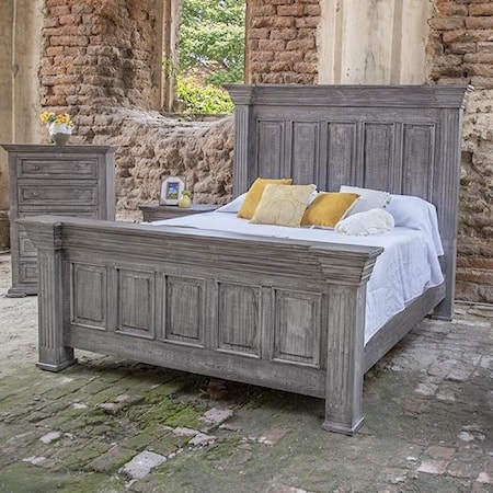 King Panel Bed