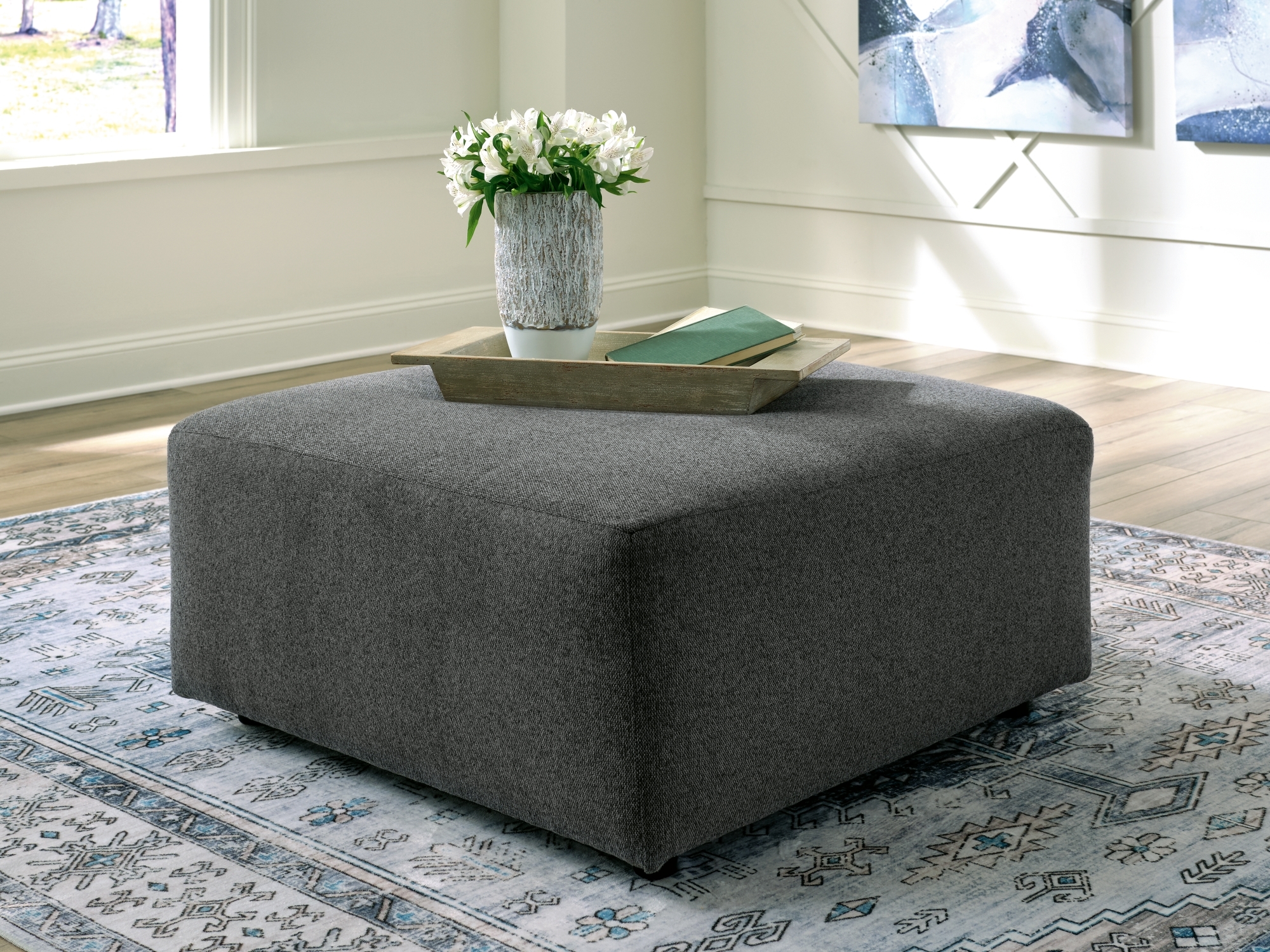 Oversized Accent Ottoman