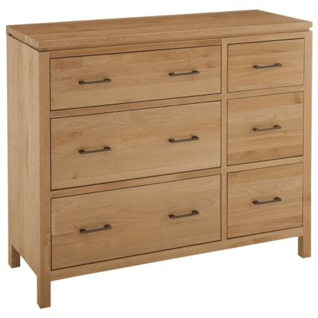 Generations 6 Drawer Combo Dresser