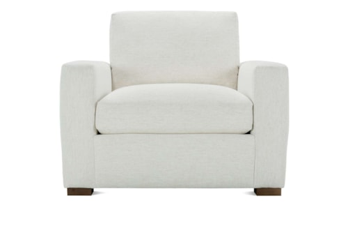 Contemporary Chair with Track Arms