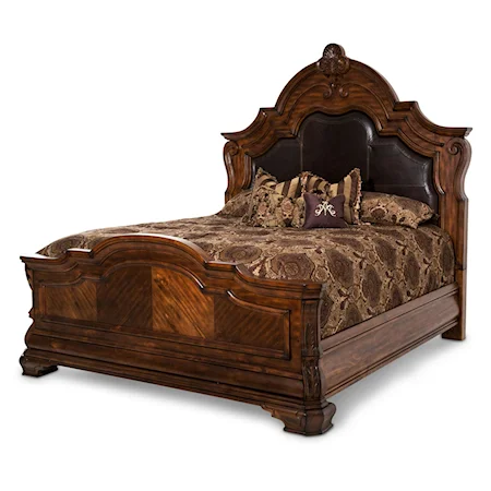 Upholstered Queen Arched Bed