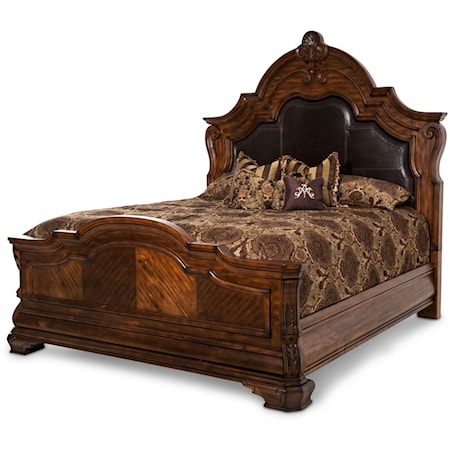 Upholstered Queen Arched Bed