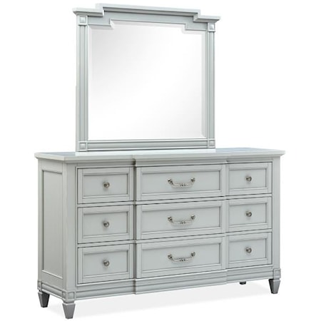 Glenbrook Dresser & Mirror Bedroom Set