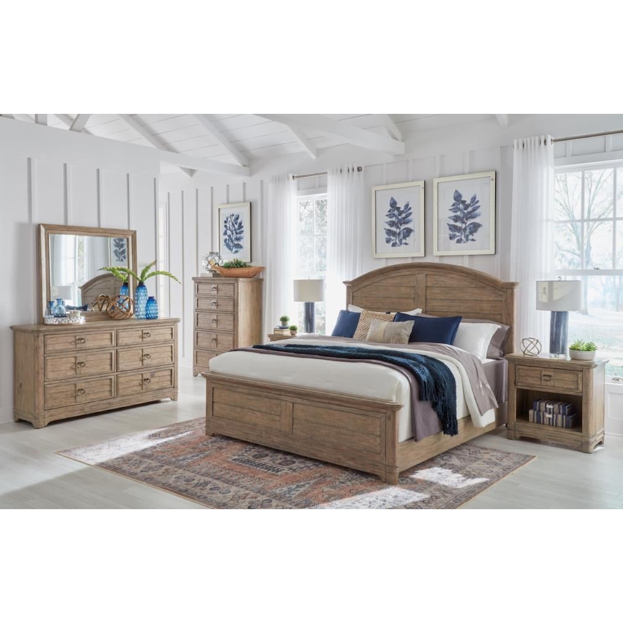 American Woodcrafters Meadowbrook King Bedroom Set