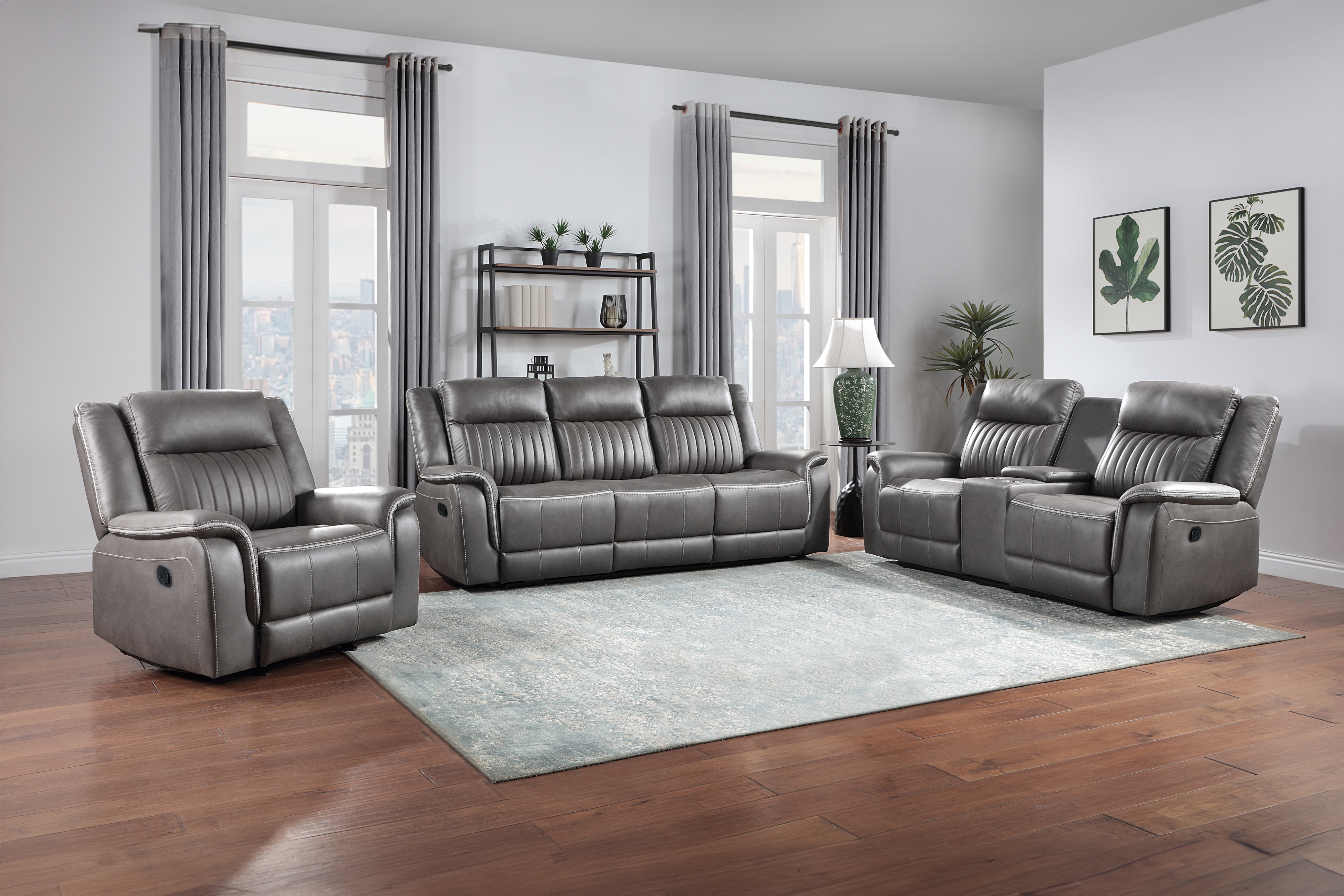 3-Piece Reclining Living Room Set