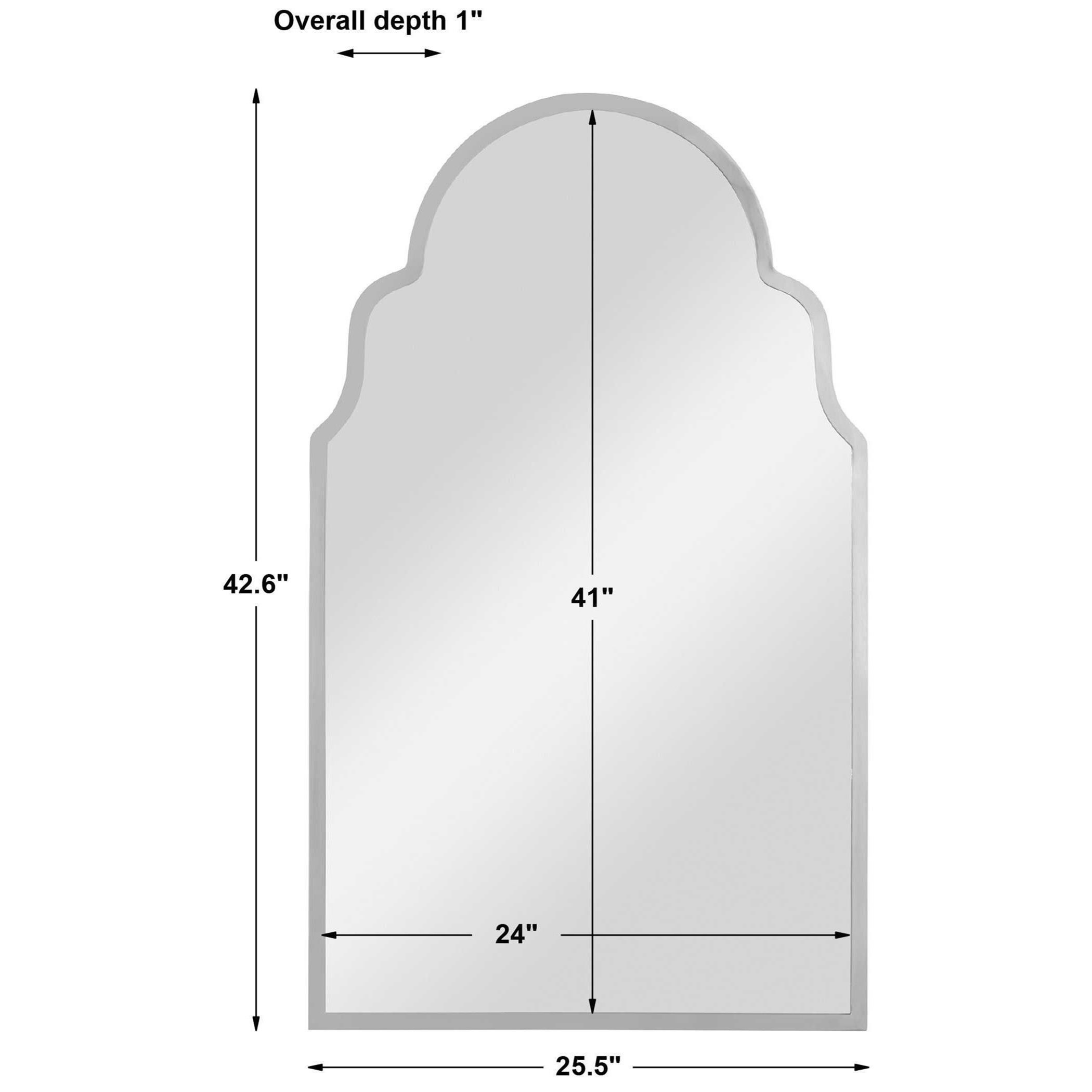 Uttermost Arched Mirrors Brayden Nickel Arch Mirror