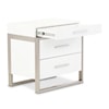 Michael Amini Marquee 3-Drawer Nightstand