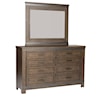 Liberty Furniture Thornwood Hills 8-Drawer Dresser and Mirror