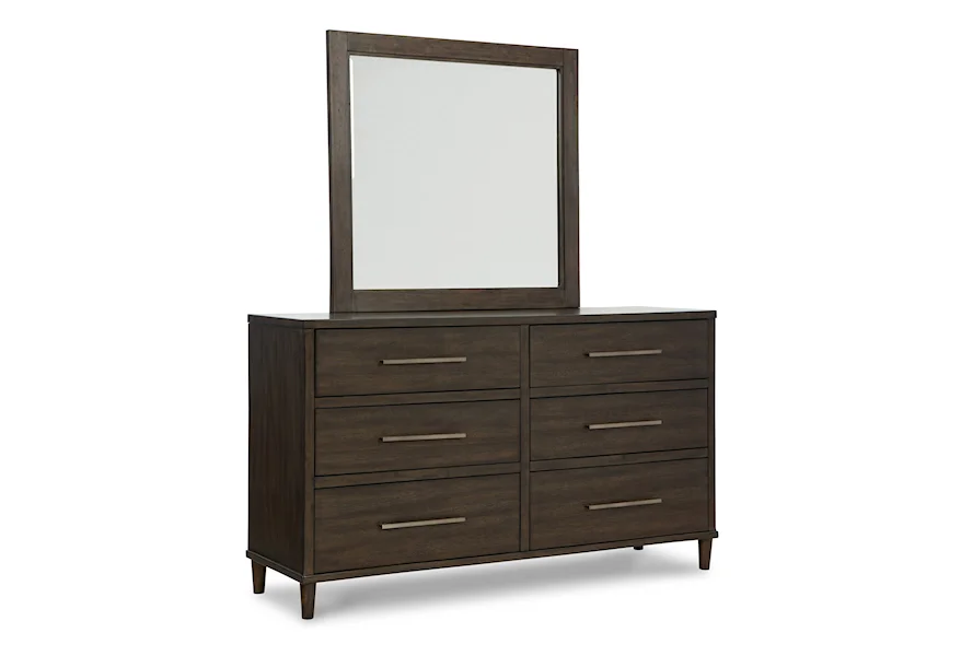 Wittland Dresser and Mirror by Signature Design by Ashley at VanDrie Home Furnishings