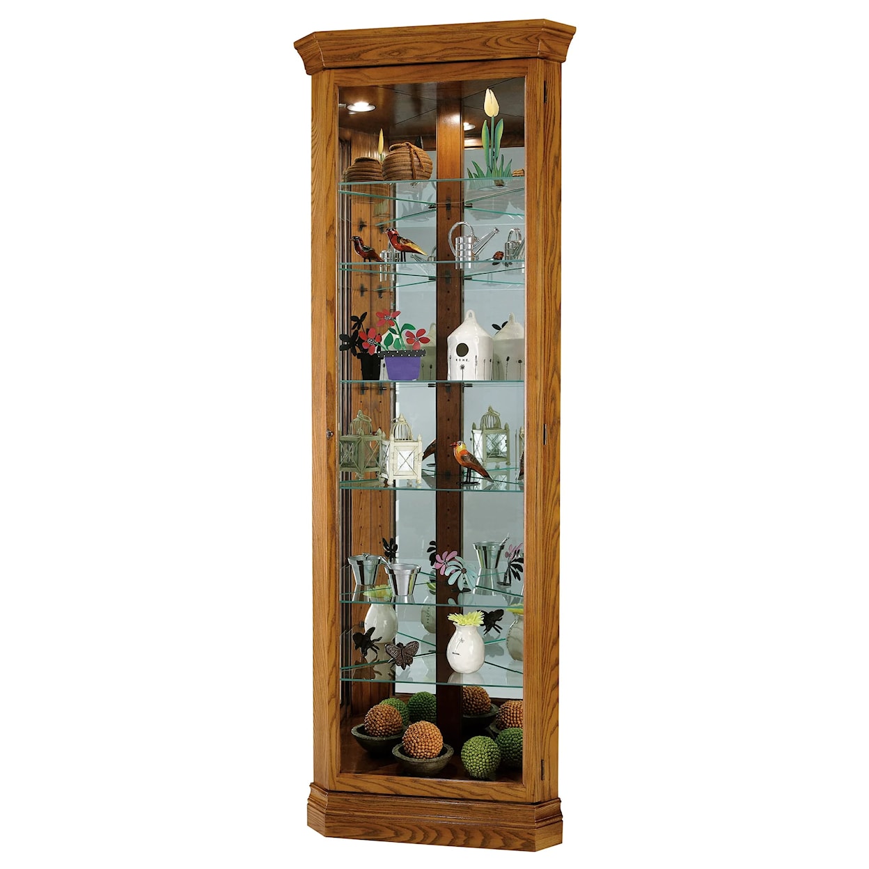 Howard Miller Corner Curios Dominic Display Cabinet