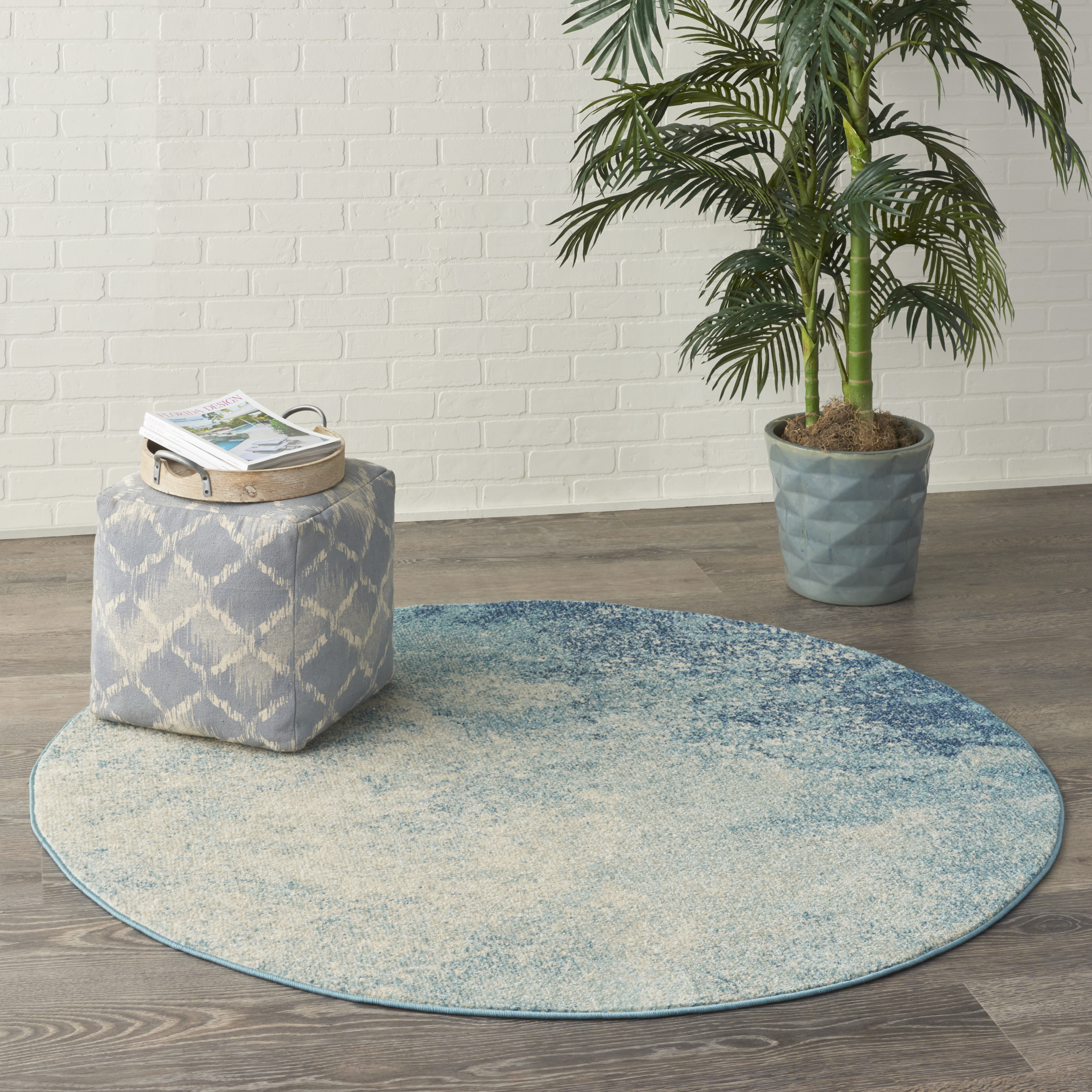 4' Round  Rug