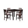 New Classic Gia Counter Table with 4 Chairs Set