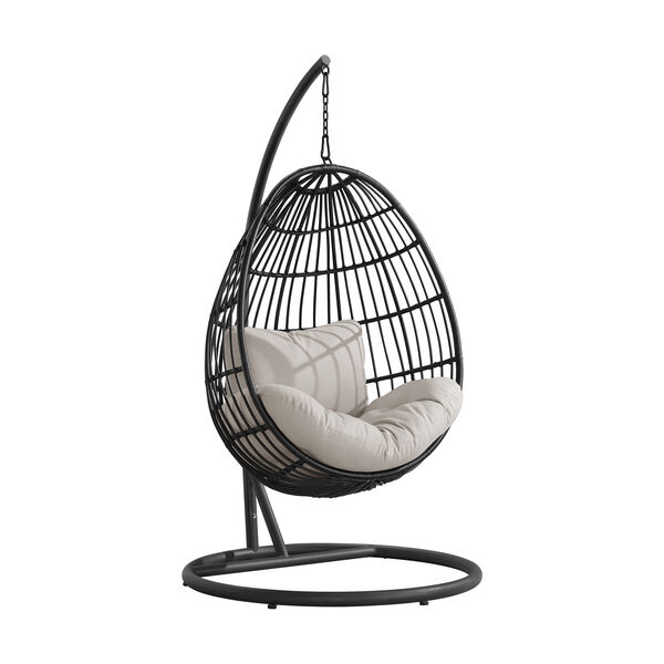 Upholstered Swing Egg Chair