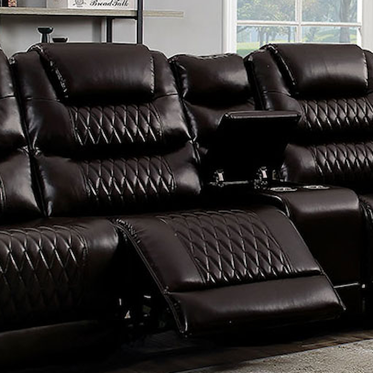 Furniture of America Mariah Upholstery Power Recliner