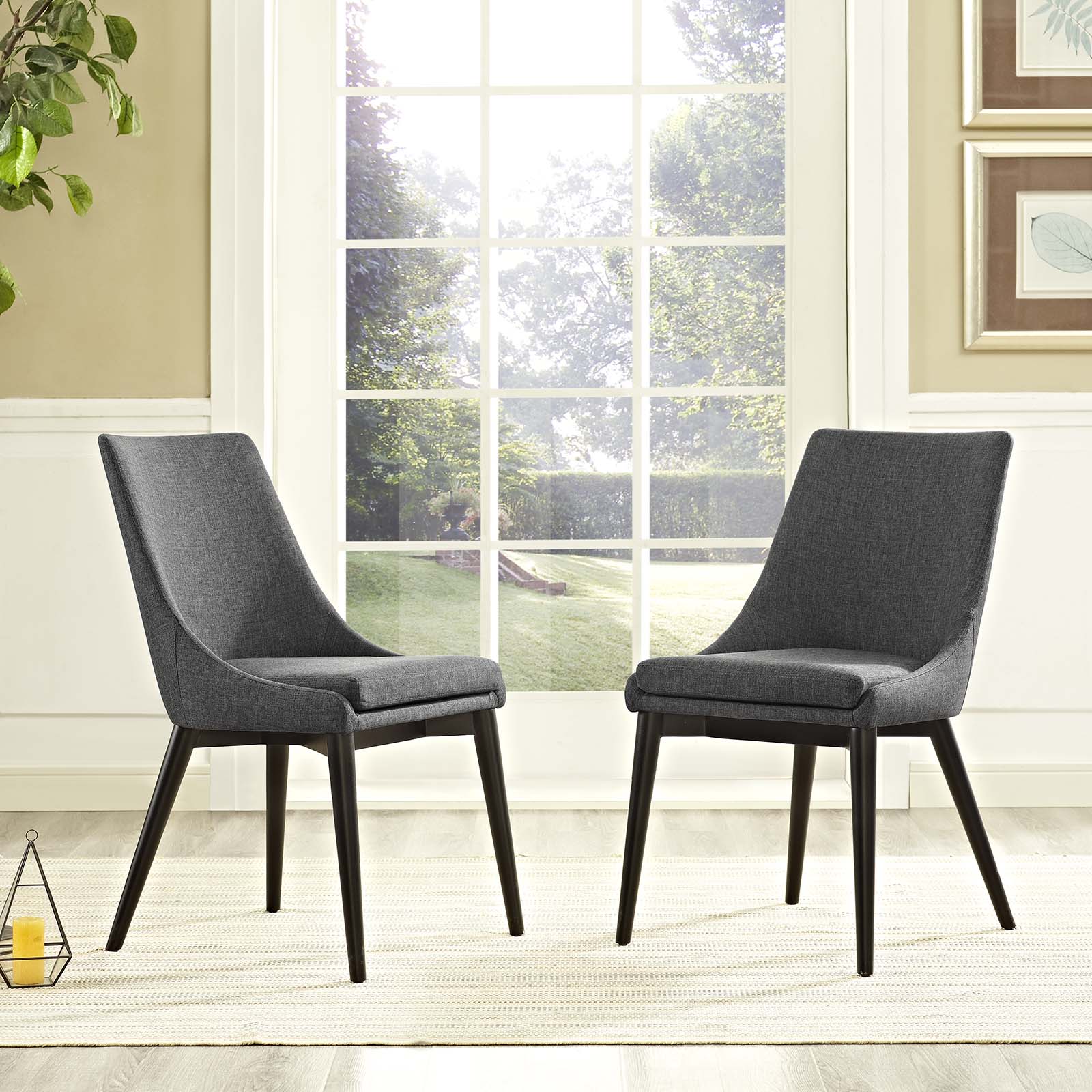 Modway Viscount EEI2745GRYSET Viscount Upholstered Dining Side Chair
