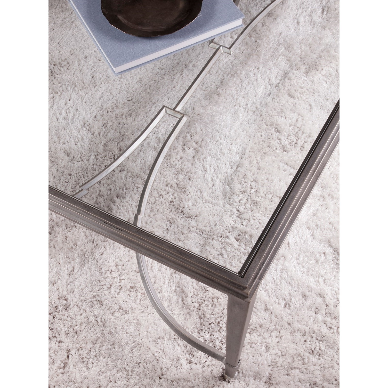 Artistica Artistica Metal Sangiovese Small Rectangular Cocktail Table