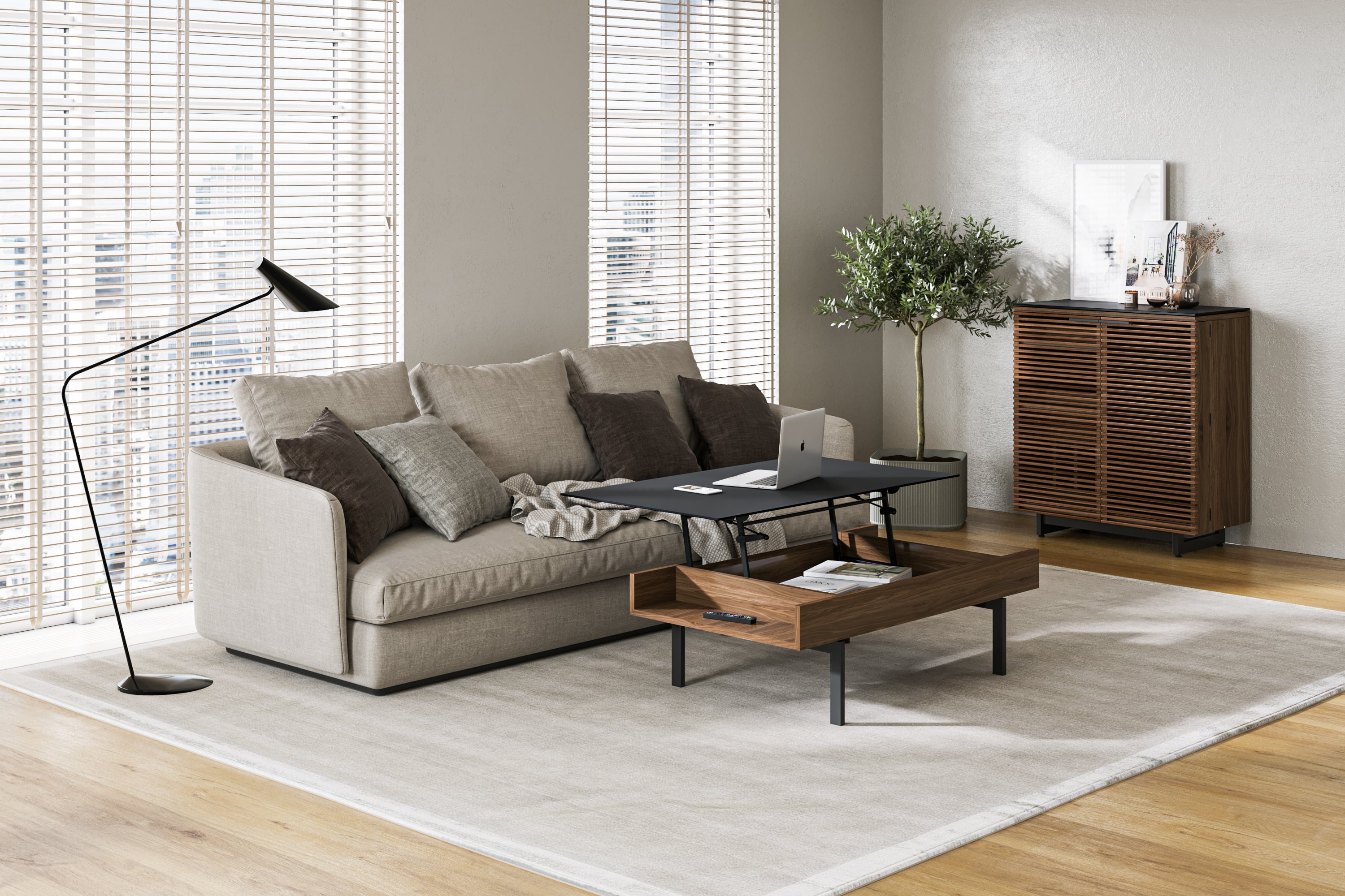 BDI Reveal Lift Top Coffee Table