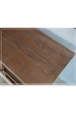 International Furniture Direct Sahara Rustic Dresser with Microfiber-Lined Top Drawers
