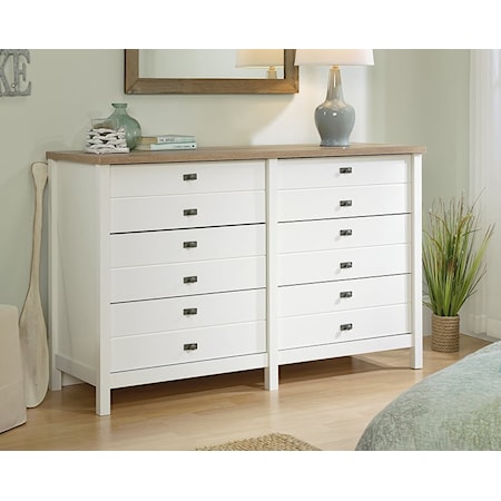 Farmhouse 6-Drawer Bedroom Dresser