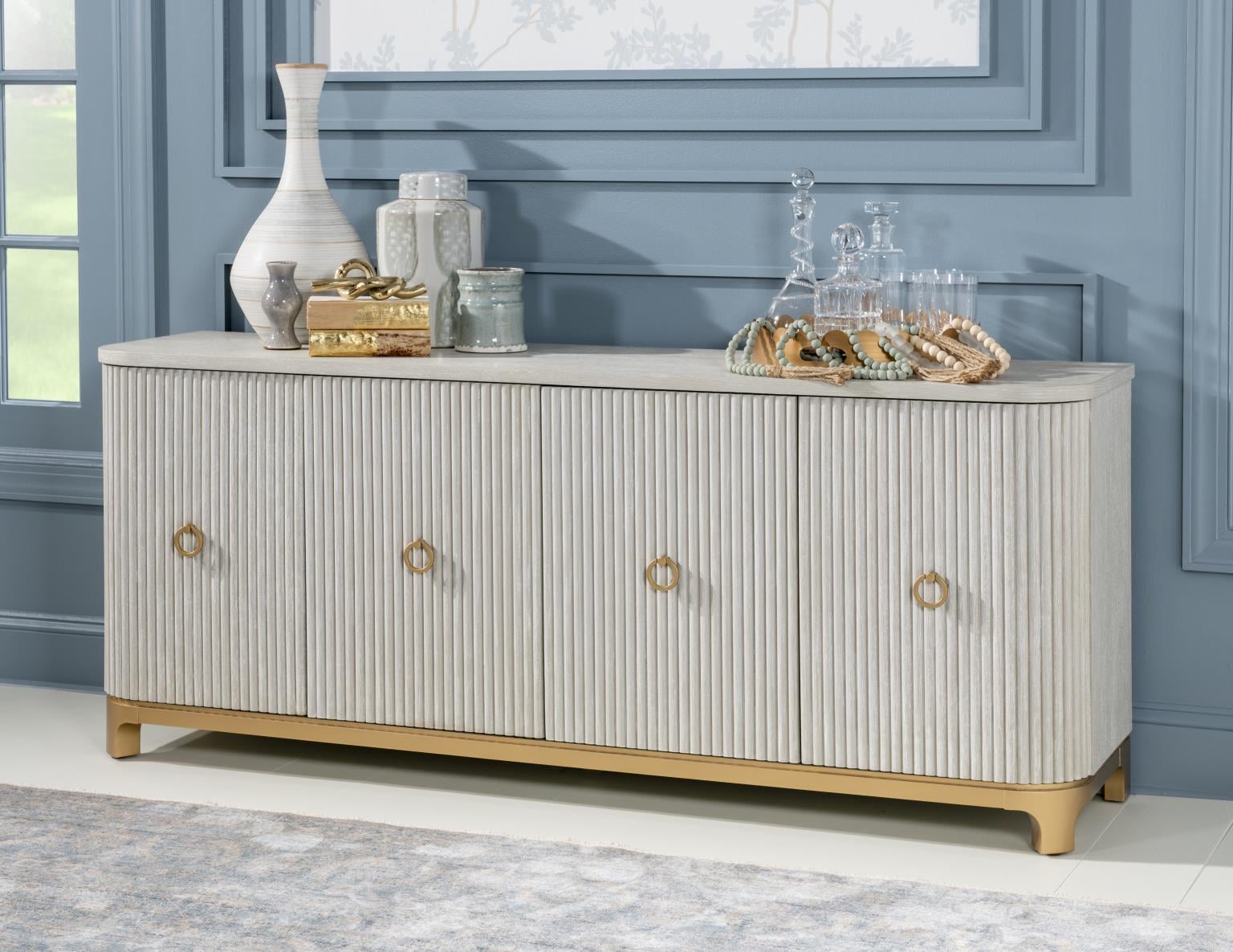 4-Door Entertainment Console