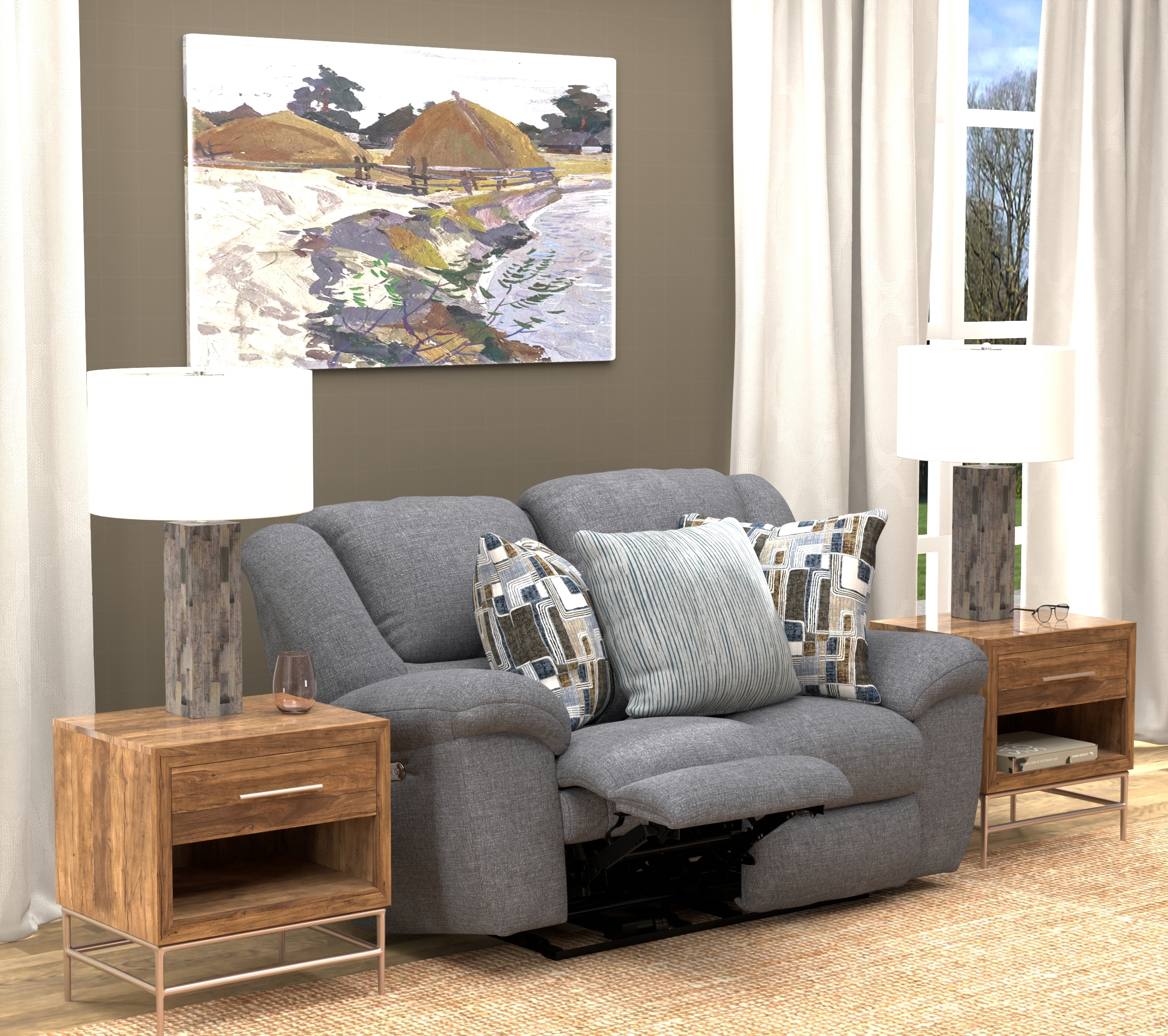 Catnapper Trifecta Power Reclining Loveseat