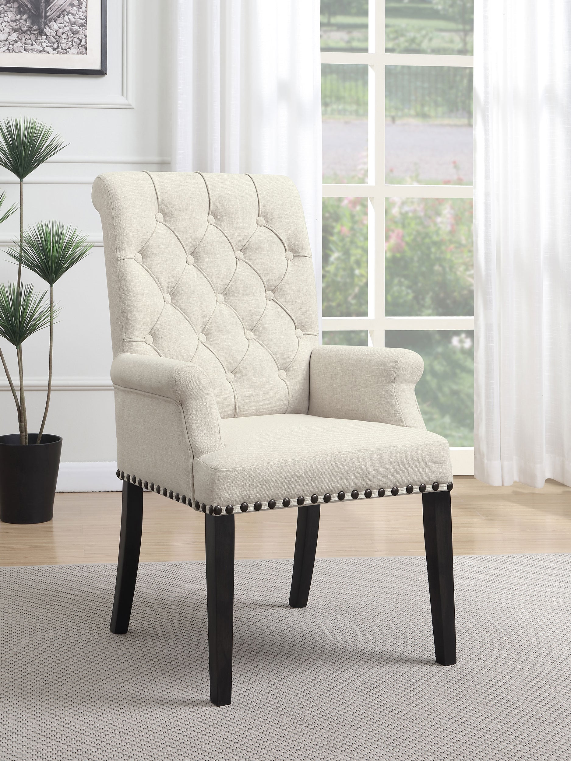 Alana Fabric Dining Arm Chair