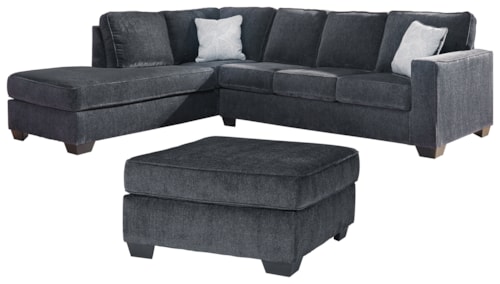 2-Piece Sectional And Ottoman