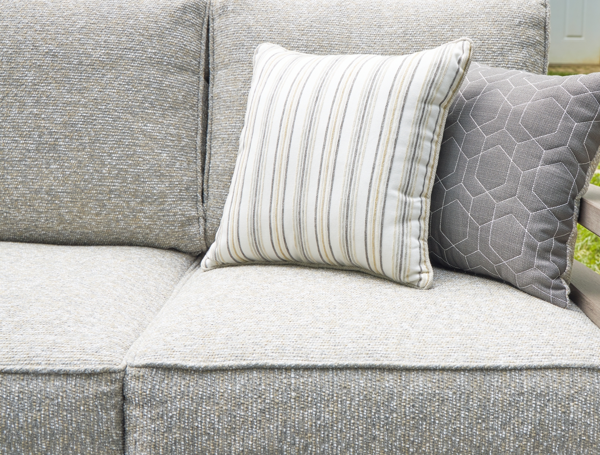 Signature Design by Ashley Hillside Barn Outdoor Sofa With Cushion