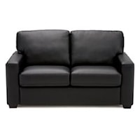 Westend Transitional Loveseat with Track Arms