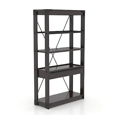 Canadel East Side Customizable Wooden Bookcase
