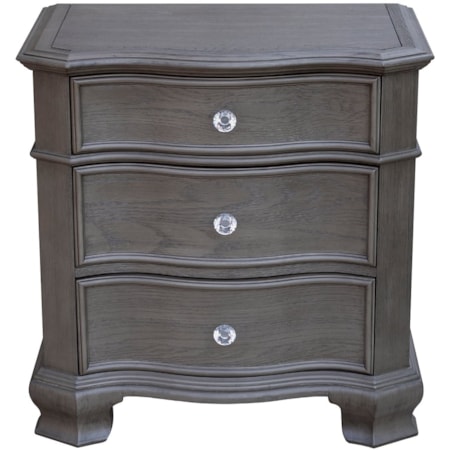 3-Drawer Nightstand