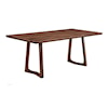 Moe's Home Collection Silas Rectangular Solid Walnut Dining Table