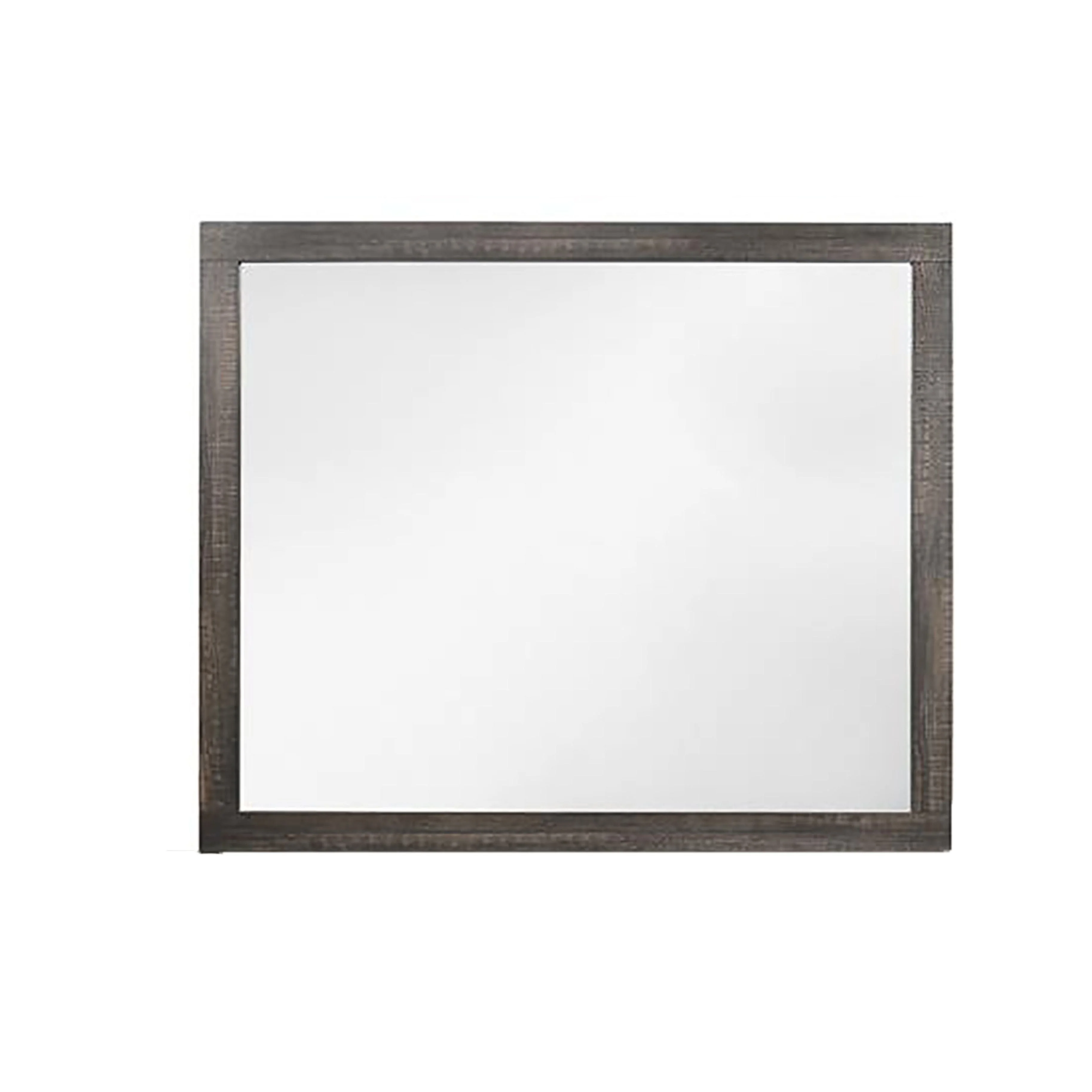 Global Furniture LINWOOD 1293 Rustic Dresser Mirror with Dark Oak