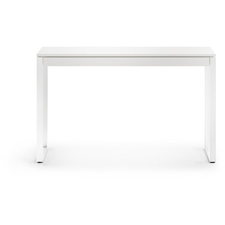 Contemporary Console Desk with Keyboard Drawer