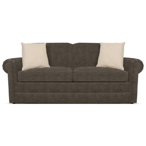 Casual Full Sleeper Loveseat with Innerspring Mattress