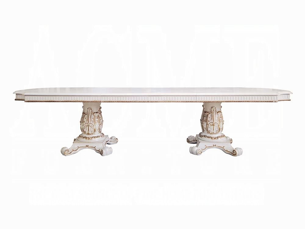 Acme Furniture Vendome Double Pedestal Dining Table