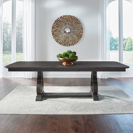 7-Piece Trestle Table Set