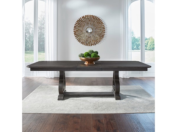 5-Piece Trestle Table Set