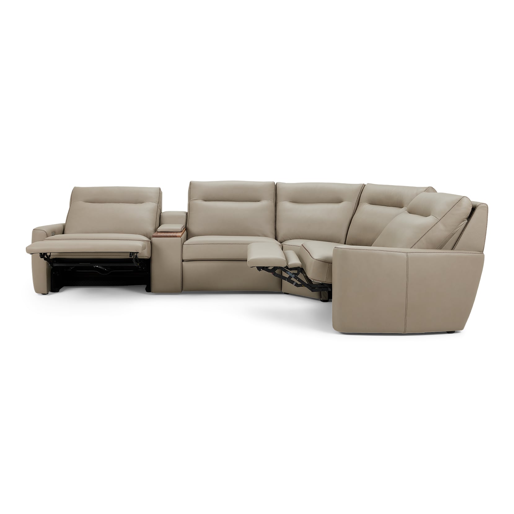 Curved L-Shaped Sectional