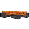 Modway Convene Outdoor 7 Piece Sectional Set