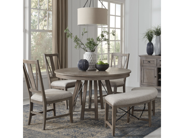 5-Piece Dining Set with Bench