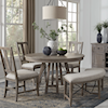 Magnussen Home Paxton Place Dining 5-Piece Dining Set with Bench
